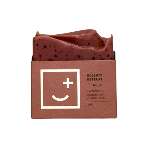 NZ Made body soap Rosehip
