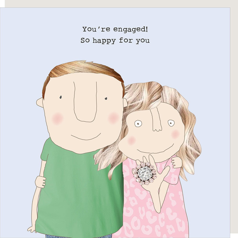 You're engaged so happy card