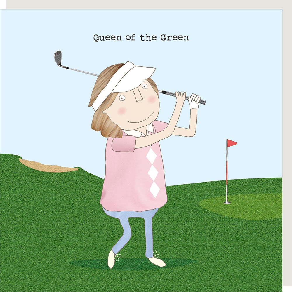 Green queen card