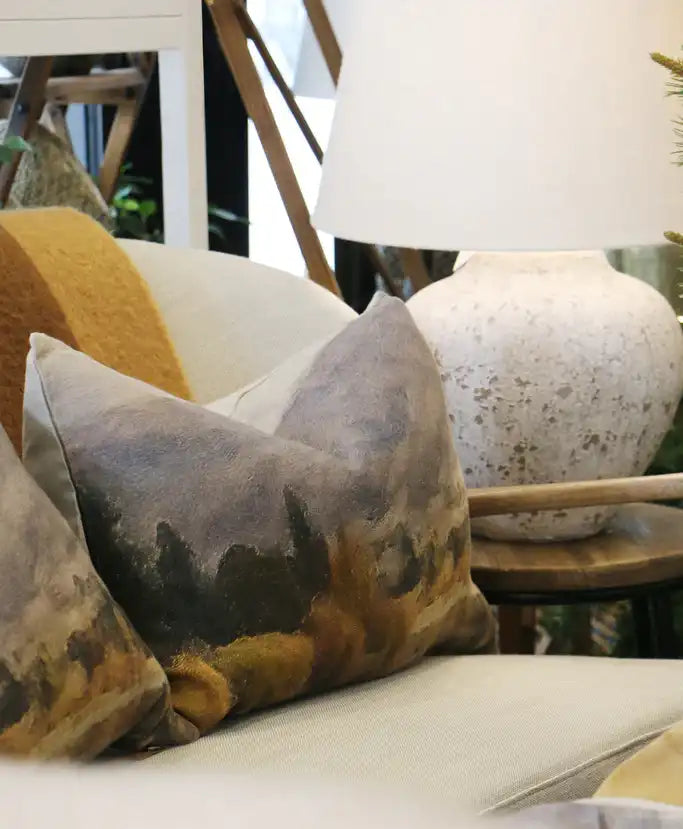 Rustic lakeside cushion cover 40 x 60cm