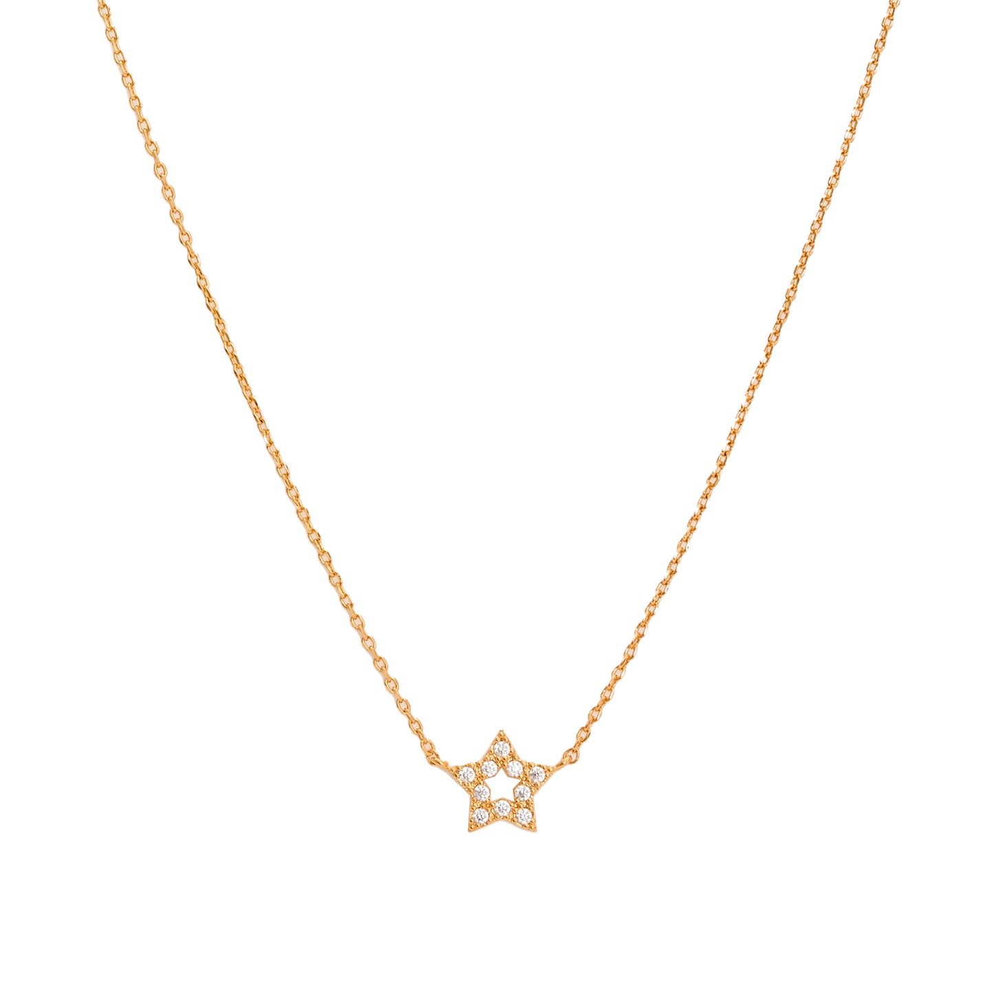 S+G star necklace gold