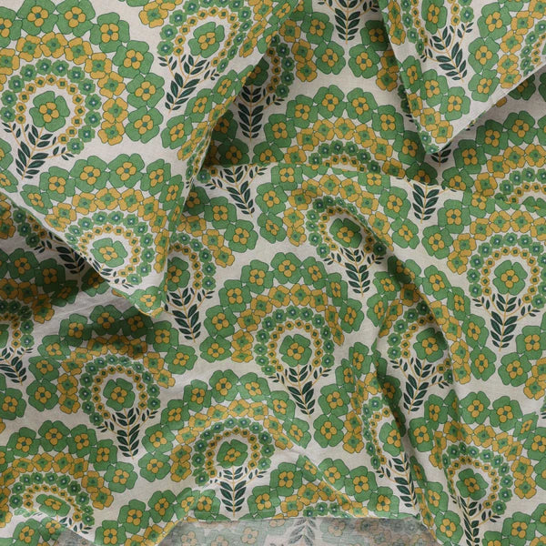 SOW Harriet floral linen euro pillowcase set