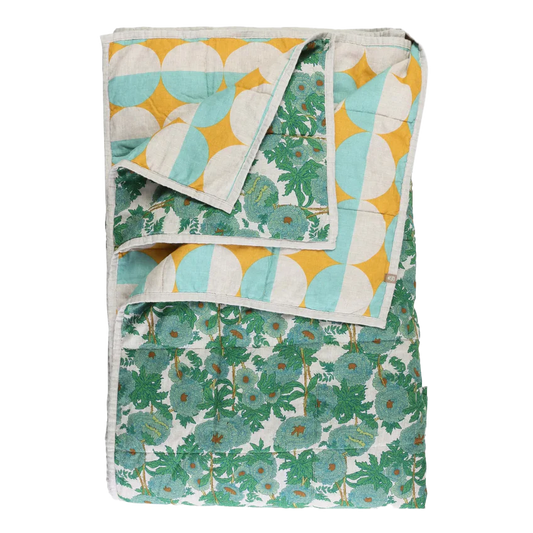 SOW Joan & Bob linen quilt