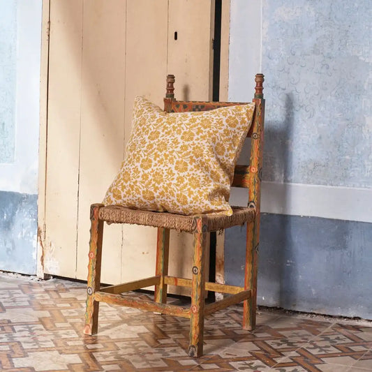 SOW Lucia floral linen cushion cover 50cm