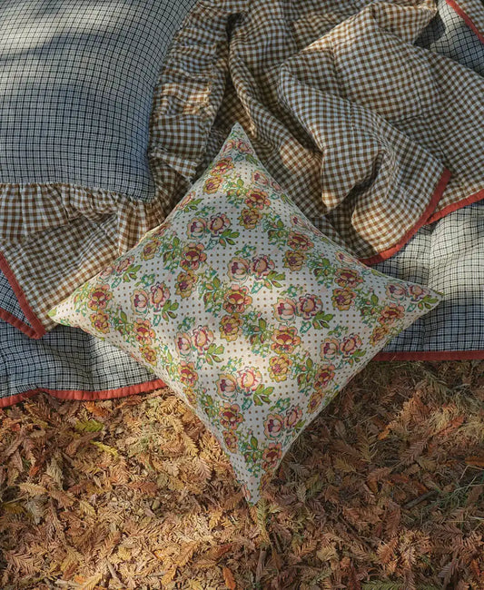 SOW Rhonda floral linen cushion cover 50cm