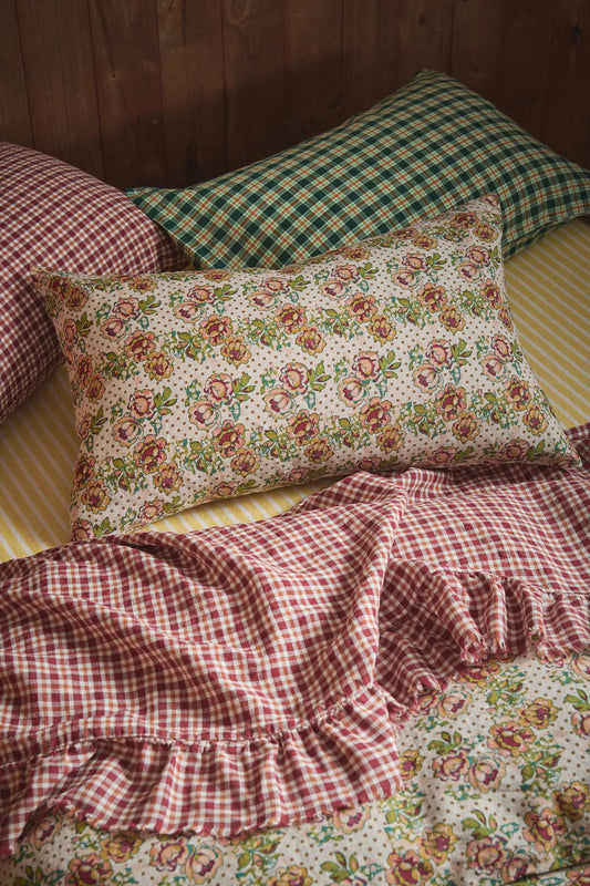 SOW Rhonda floral linen pillowcase set