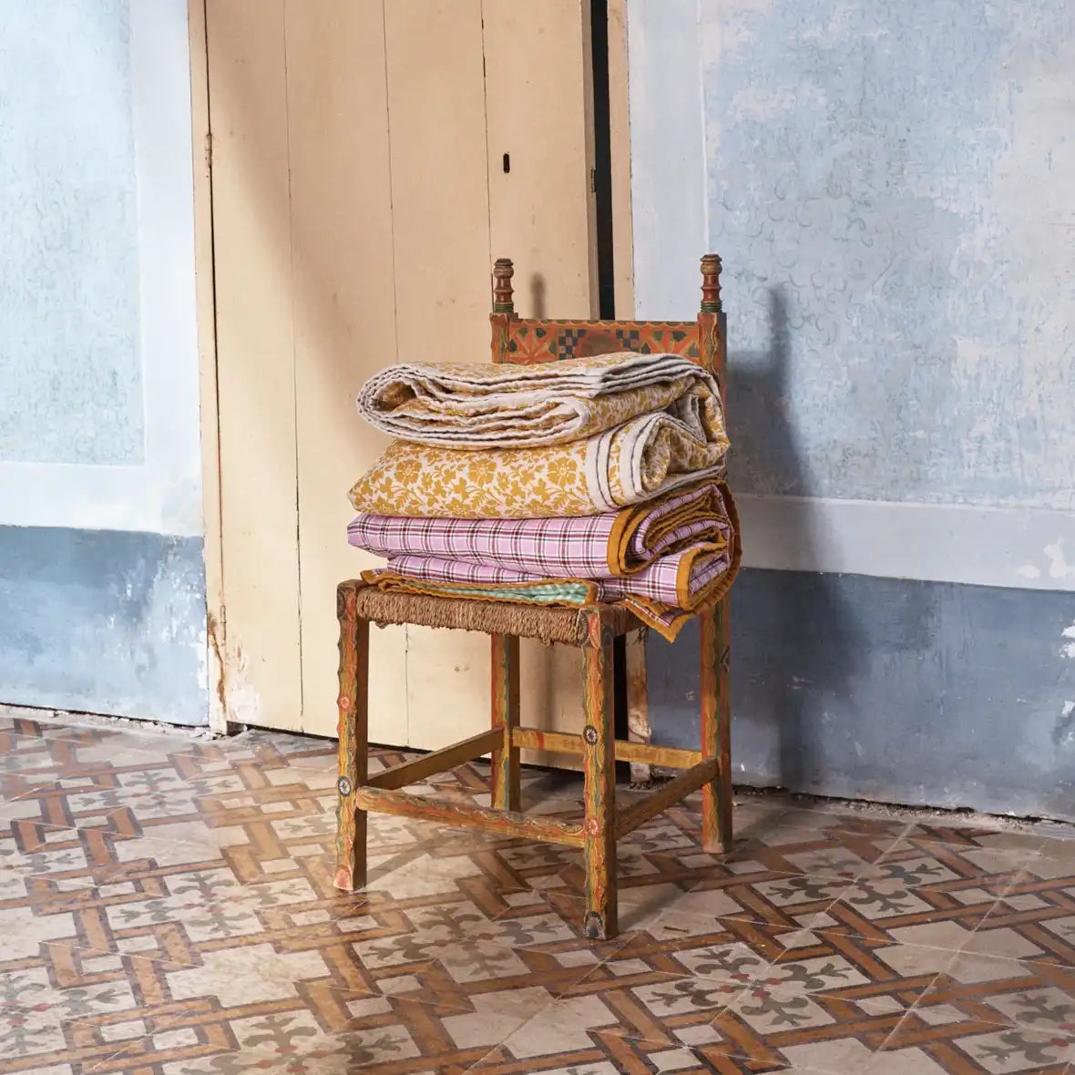 SOW linen Lucia quilt