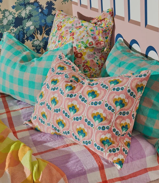SOW Rosetta linen pillowcase set