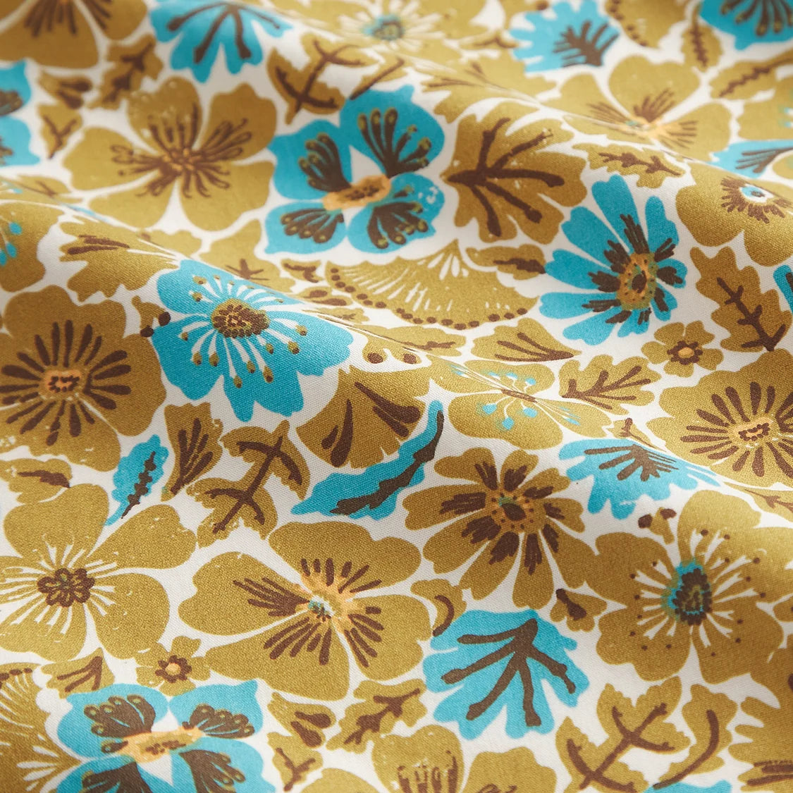 Sage & Clare Magnolia cotton pillowcase set turquoise