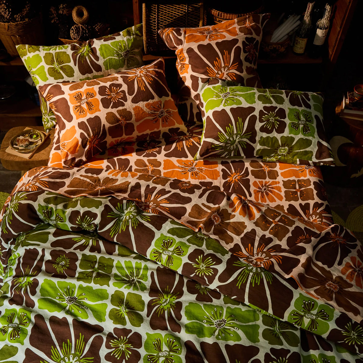 Sage & Clare Jolene linen pillowcase set fluorite