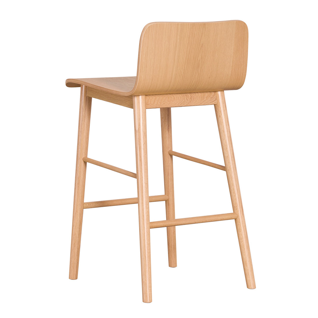 Sammy oak counter stool natural