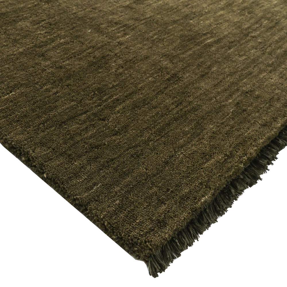 Sandringham wool rug moss