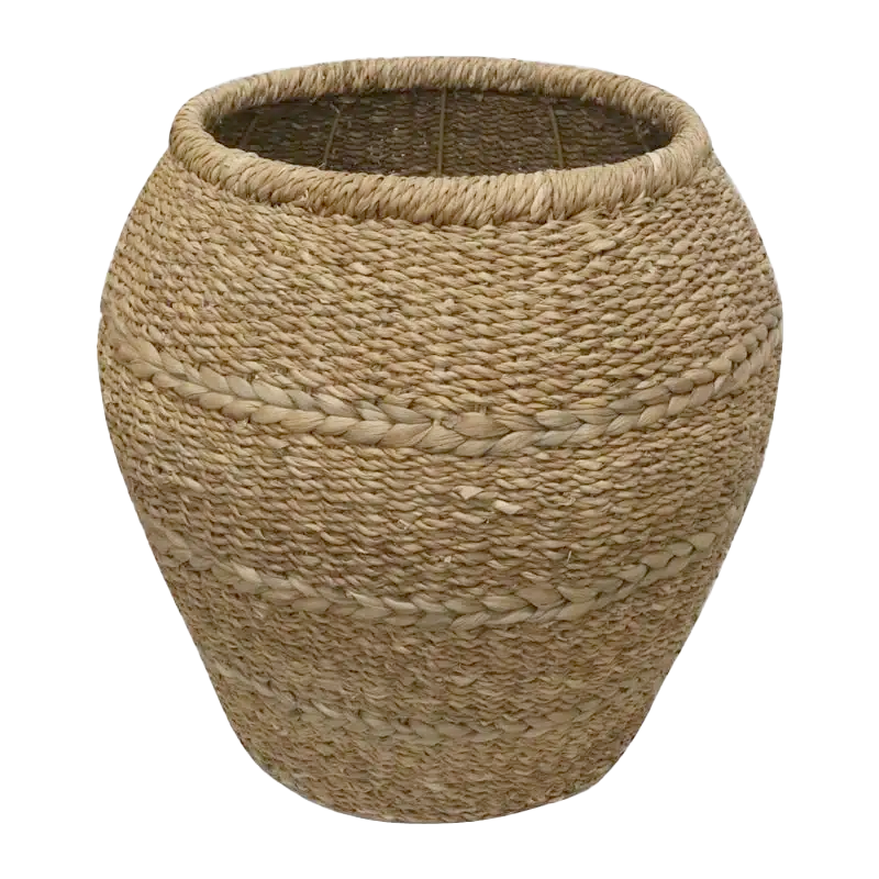 Natural seagrass planter 50cm