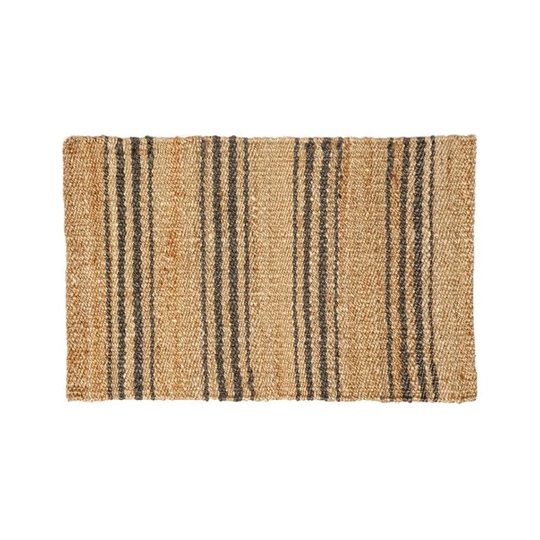 Sequoia stripe jute door mat 60 x 90cm