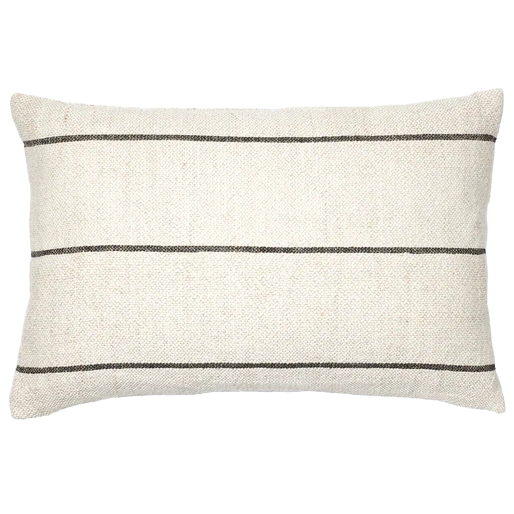 Broste Sigrid striped cushion cover 40 x 60cm natural