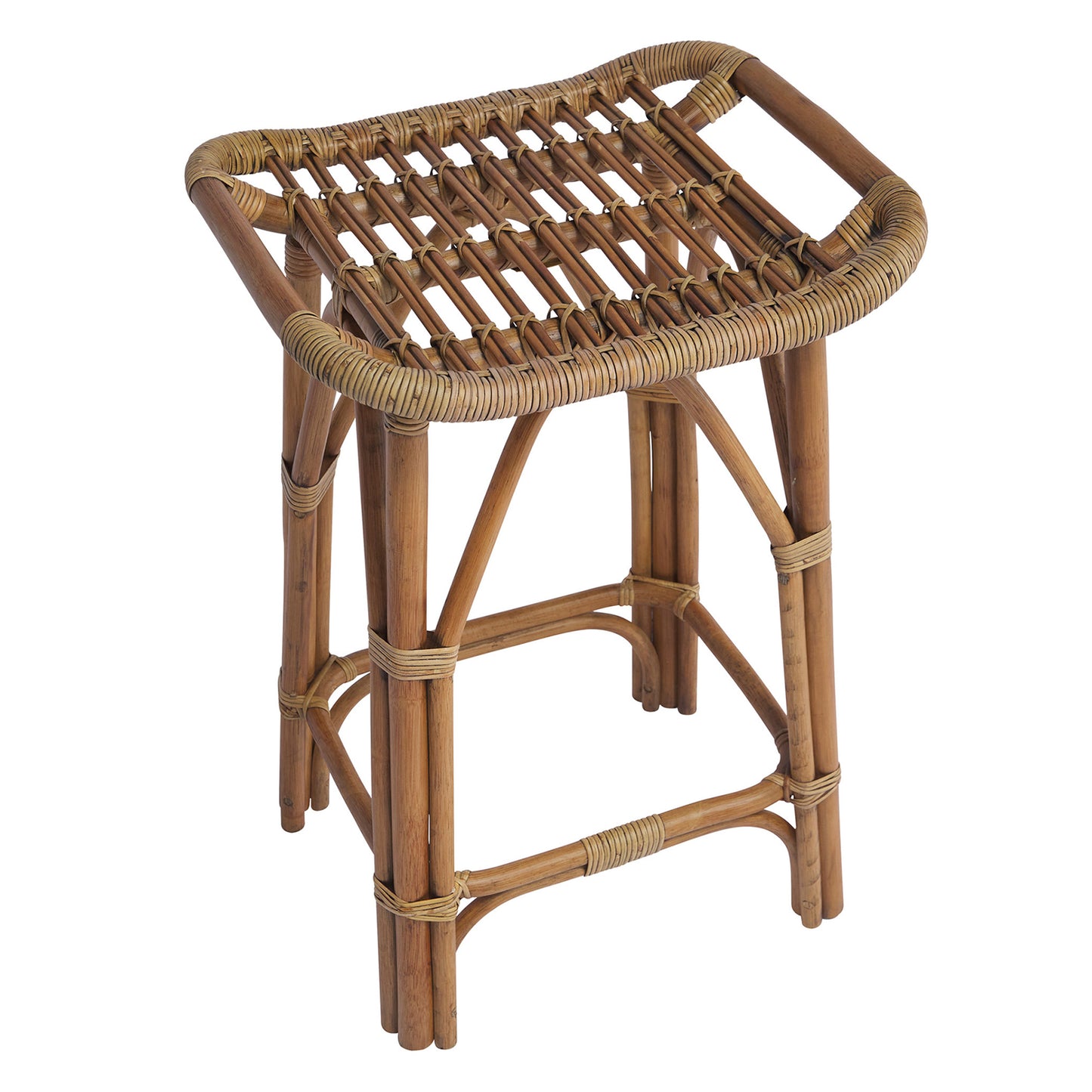 Sika salsa rattan counter stool 65cm antique