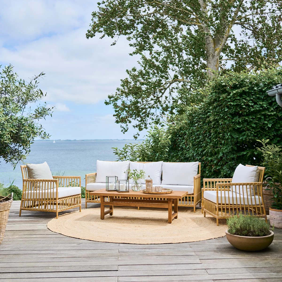 Sika Design outdoor Caroline armchair natural