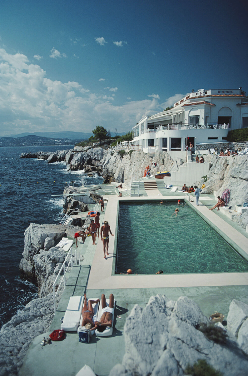 Slim Aarons 'Hotel Du Cap Eden-Roc by Pool’ photographic print