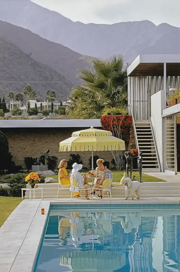 Slim Aarons 'Poolside Friendship' photographic print