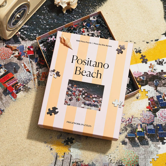 1000-piece Slim Aarons jigsaw puzzle Positano Beach