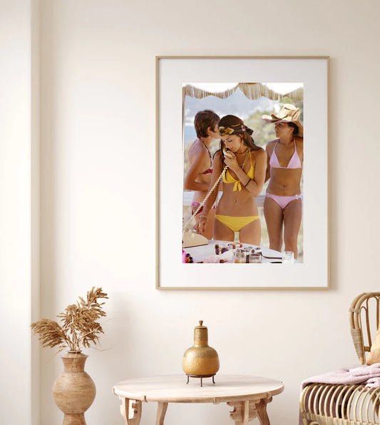 Slim Aarons 'Social Call' photographic print