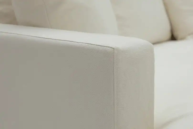 Sloopy slip cover 3-seater sofa white 205cm