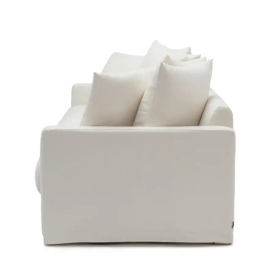Sloopy slip cover 3-seater sofa white 205cm