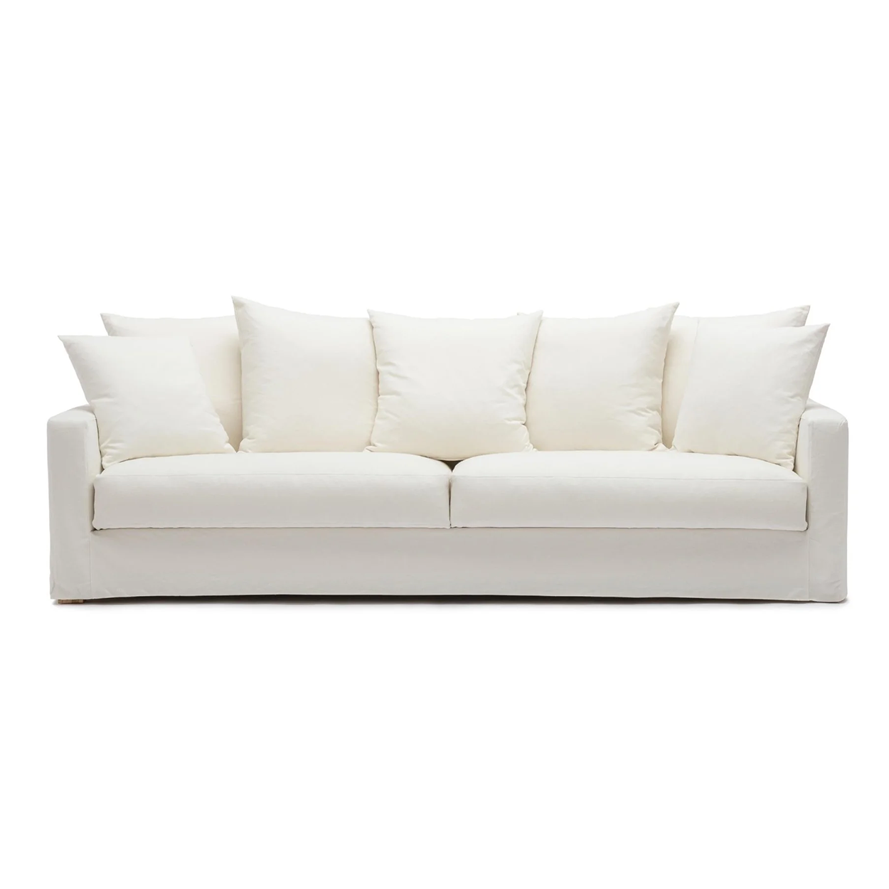 Sloopy slip cover 3-seater sofa white 205cm