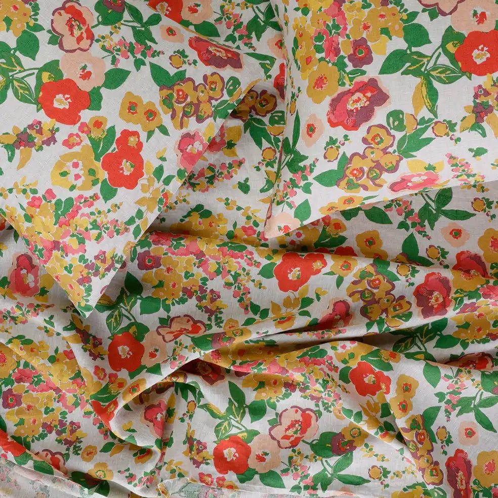 SOW Marianne floral linen pillowcase set
