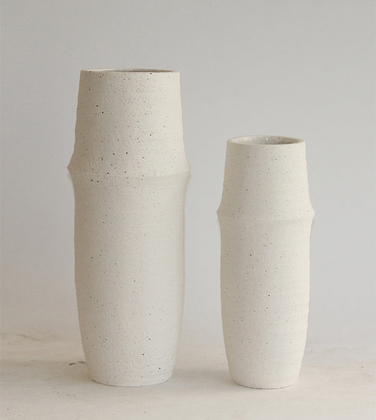 Sonia ceramic vase chalk 45cm