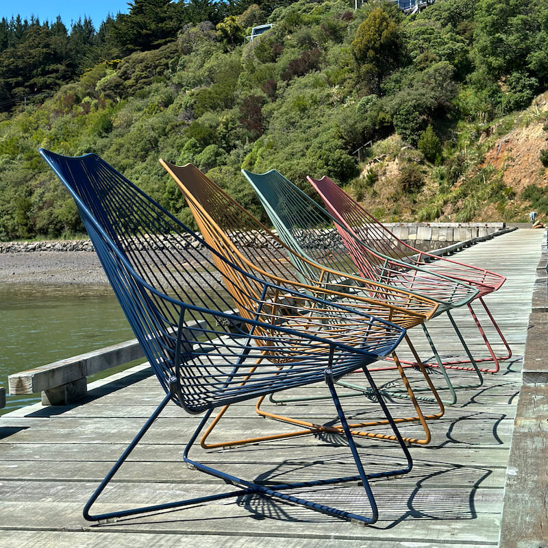Piha wire lounge chair