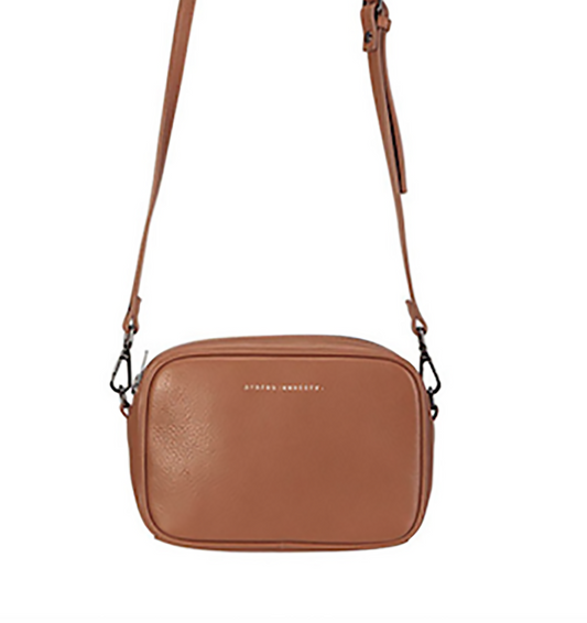 Status Anxiety Plunder leather shoulder bag tan