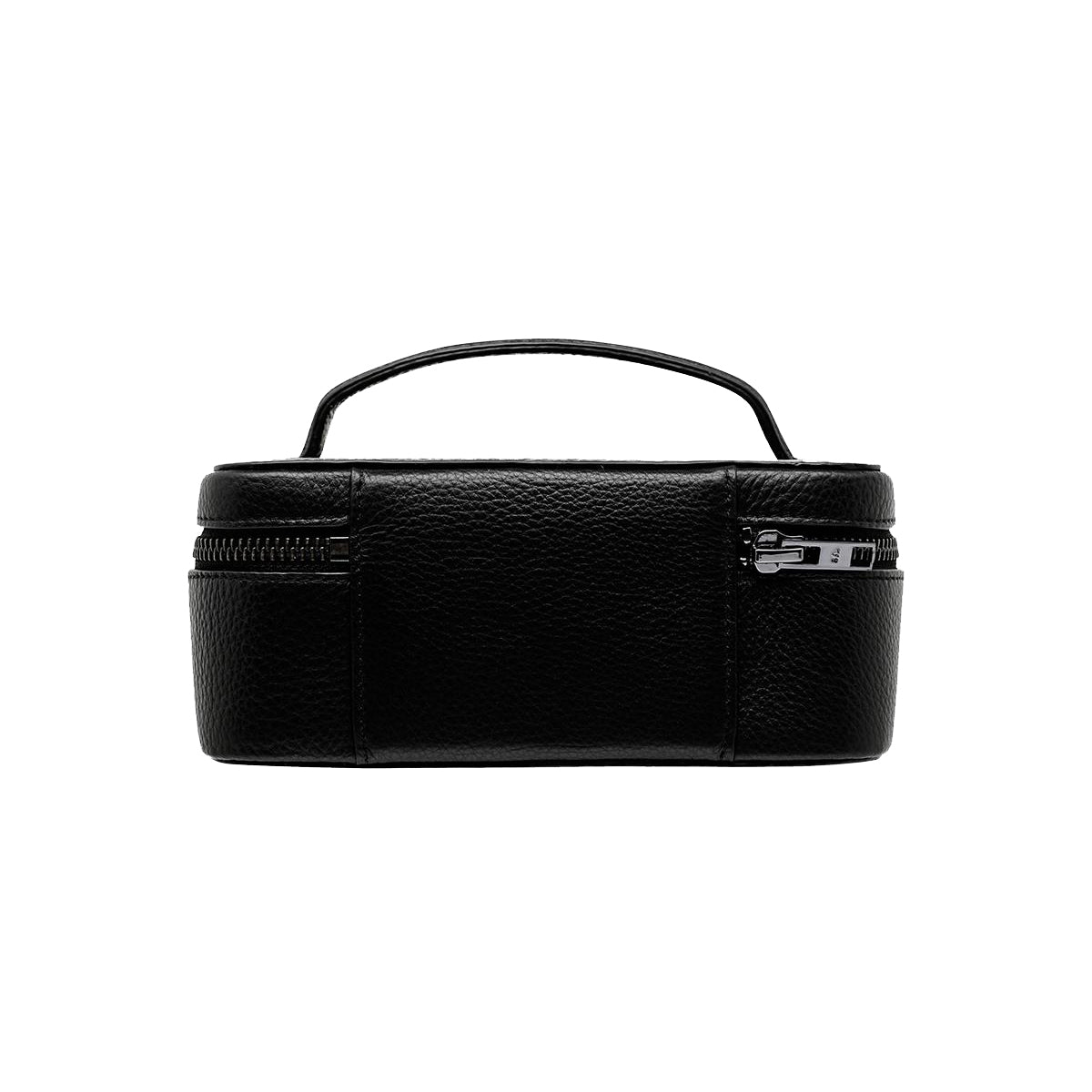 Status Anxiety leather jewellery case black