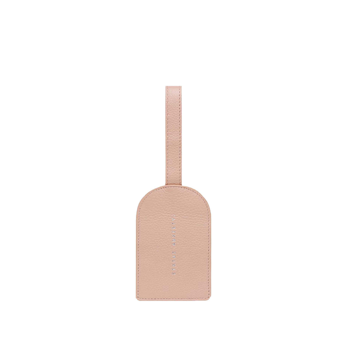 Found you leather luggage tag pink