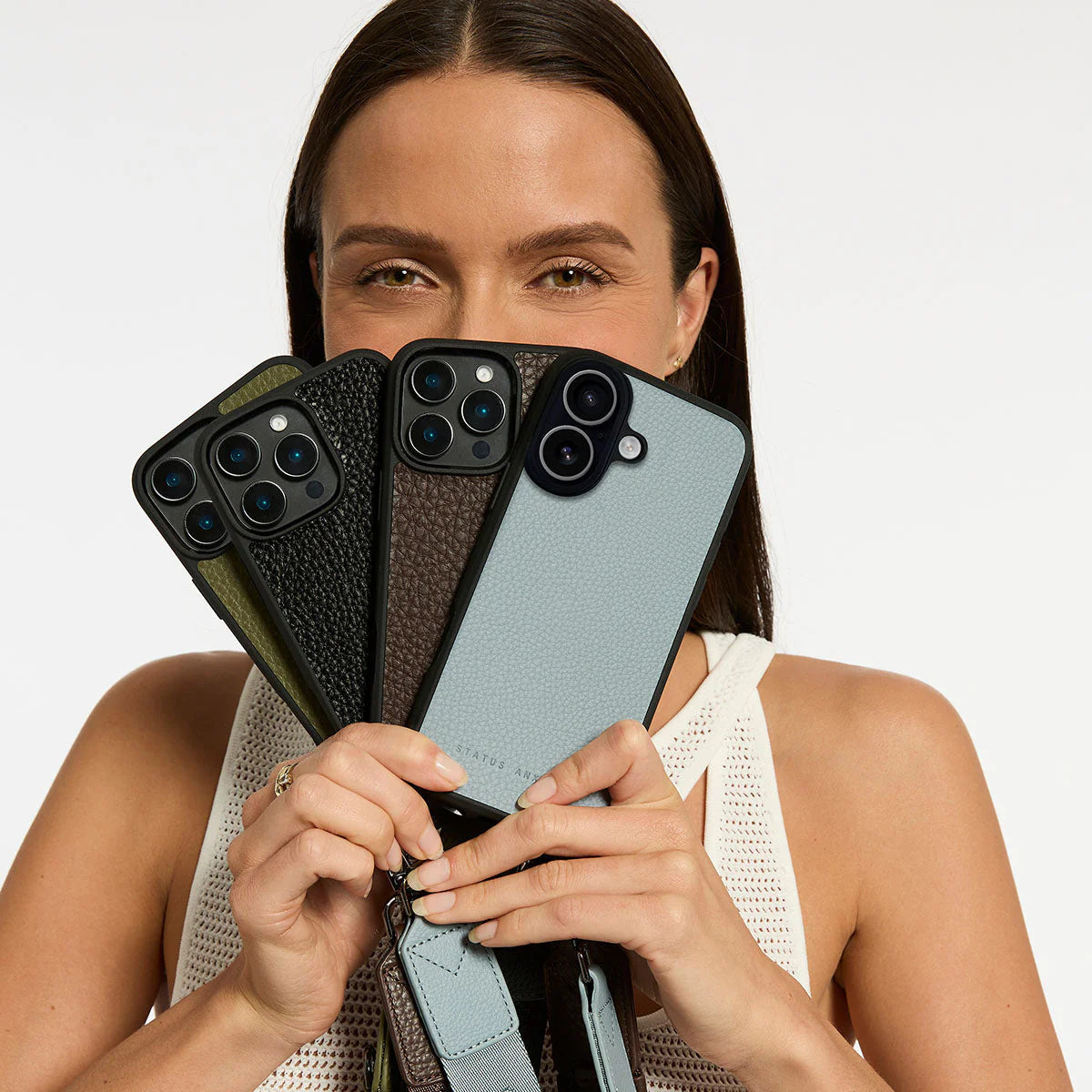 Status Anxiety 17 pro max iphone holder cocoa