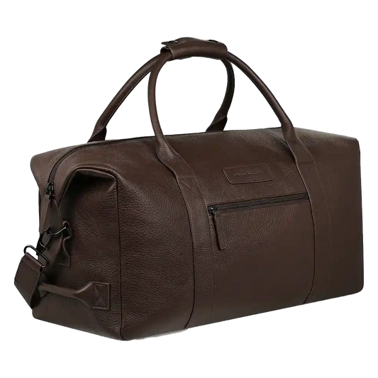 Status Anxiety everything I wanted duffle bag leather cocoa
