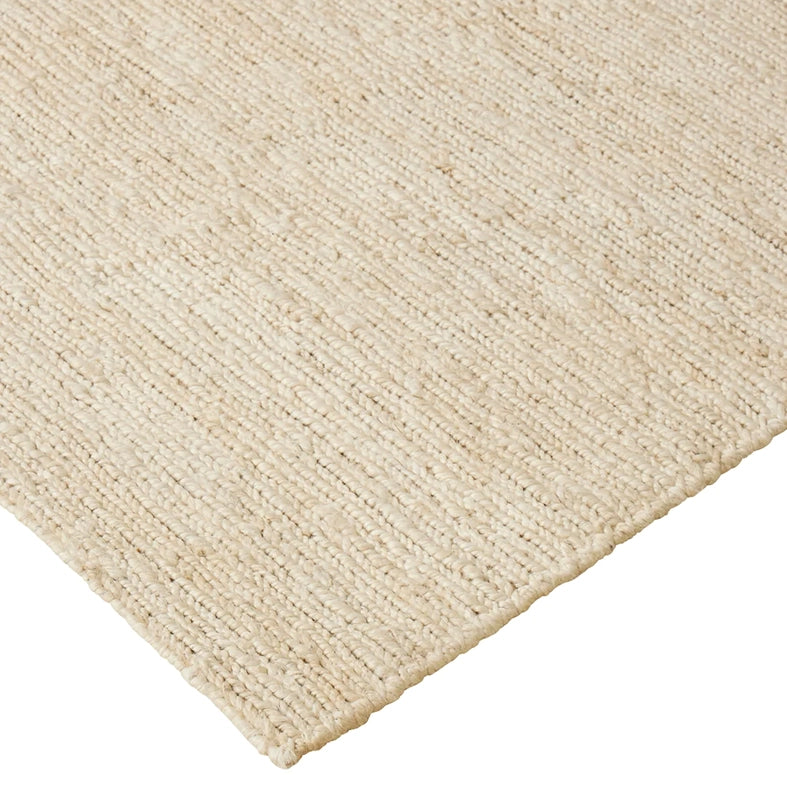 Suffolk jute rug pearl 200 x 300cm