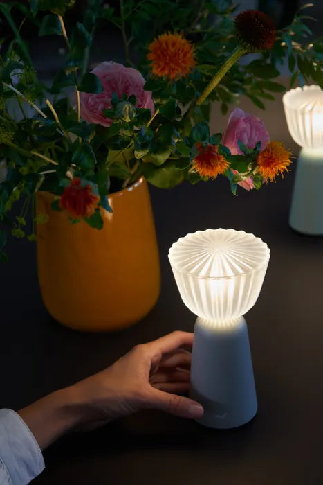 Swiing table lamp 20cm clay grey