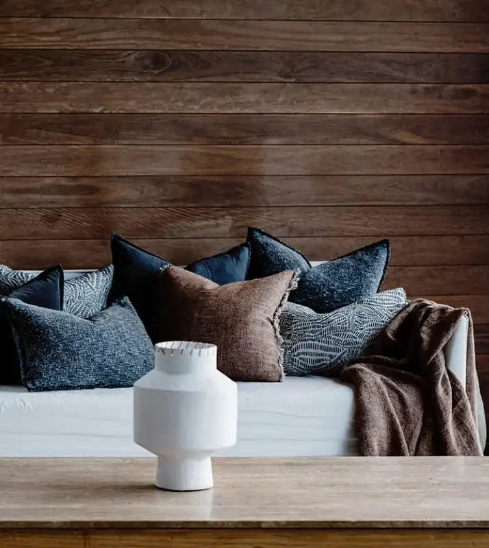 Tabako linen throw 140 x 200cm tobacco