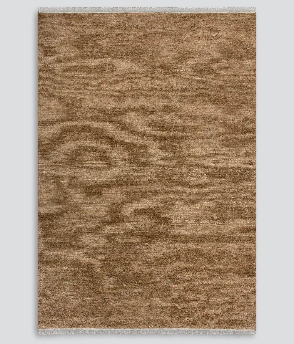 Tanami NZ wool floor rug treacle