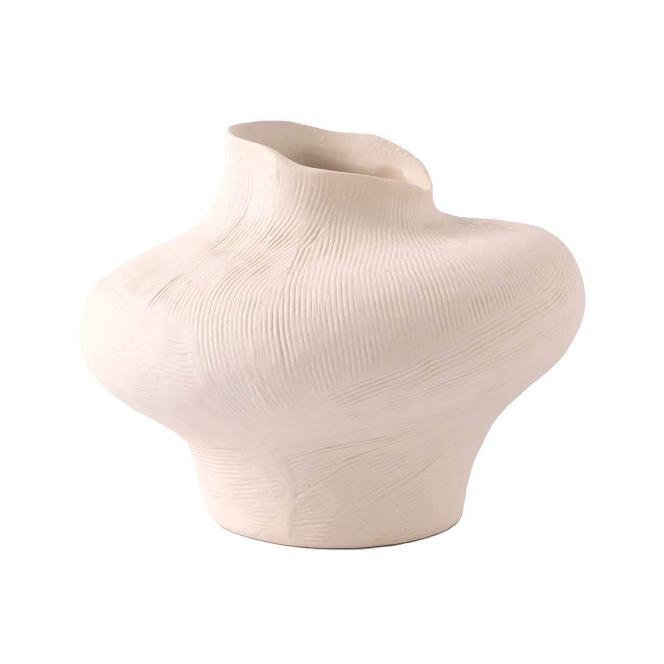 Teana vase 17cm off-white