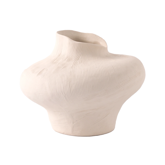 Teana vase 17cm off-white