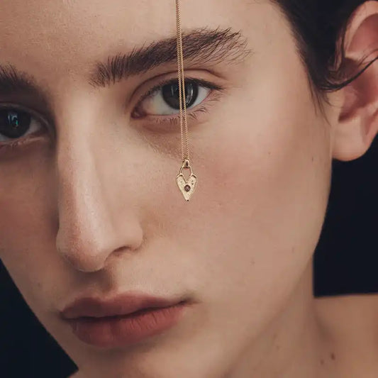 Temple of the Sun Amore necklace gold