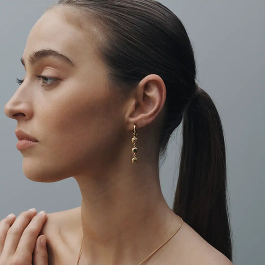 Temple of the Sun Blessing earrings gold