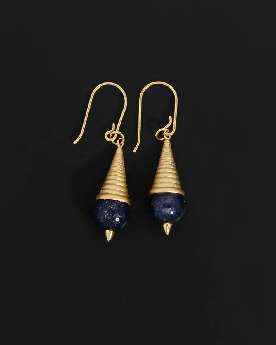 Temple of the Sun Danu earrings gold