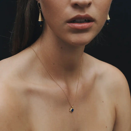 Temple of the Sun Naja necklace gold