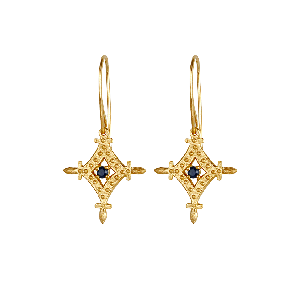 Temple of the Sun Corin earrings gold