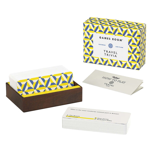 Travel trivia game