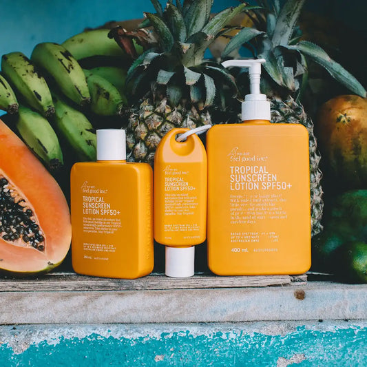 Feel Good sunscreen lotion tropical SPF 50+ 200ml