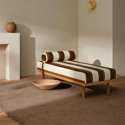 Valencia NZ wool rug latte